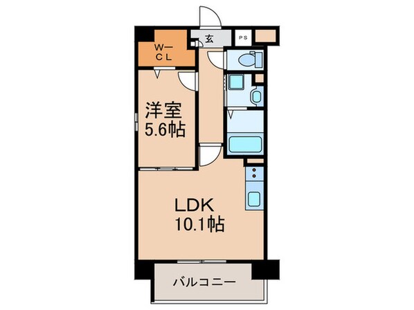 ラフレシーサ医大通りの物件間取画像